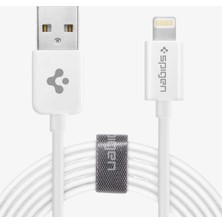 Spigen Essential Lightning to USB-A (2 Metre) Şarj/Data Kablosu MFI Lisanslı C20LS White - 000CB24457