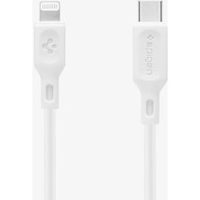 Spigen Essential USB-C to Lightning (1 Metre) Hızlı Şarj/Data Kablosu MFI Lisanslı C10CL White - 000CA25416