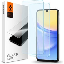 Spigen Galaxy A25 / Galaxy A15 Cam Ekran Koruyucu Glas.tR Slim (2 Adet) - AGL07447