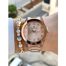 Daniel Klein Rosegold Renk Kadın Kol Saati ve Bileklik