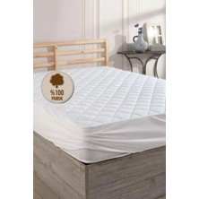 Formeya Pamukkale Kapitone Fitted %100 Pamuk Yatak Koruyucu Alez