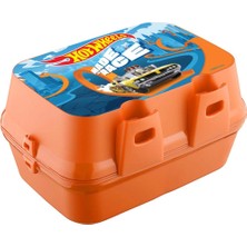 Hotwheels Iki Katlı Bölmeli Beslenme Kutusu