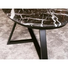 Arte Marble Black Alanya Orta Sehpa