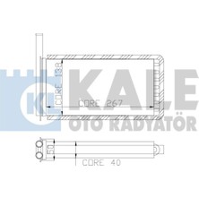 Parçafix Kalorifer Radyatöru Escort (Klimasiz) (265X138X40)