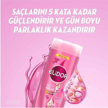 Elidor Güçlü ve Parlak E Vitamini Makademya Yağı Kolajen Saç Bakım Şampuanı 400 ml x 2