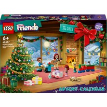 LEGO® Friends Yılbaşı Takvimi 2024 42637 - 6 Yaş ve Üzeri Çocuklar Için 5 Karakter ve 3 Hayvan Minifigürü Içeren Yaratıcı Oyuncak Yapım Seti (272 Parça)
