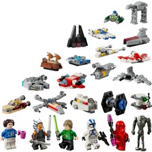 LEGO® Star Wars™ 2024 Yılbaşı Takvimi 75395 - 6 Yaş ve Üzeri Çocuklar Için Inşa Edilebilen Yılbaşı Temalı Yaratıcı Oyuncak Yapım Seti (368 Parça)
