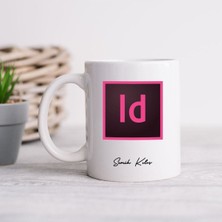 Kitaplı Hediye Grafik Tasarımcıya Hediye / Indesign Tasarımlı Isme Özel Kupa