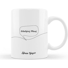 Kitaplı Hediye Mesajlı Kişiye Özel Kupa