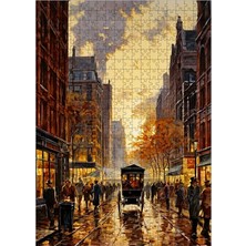 Ekart Ahşap Mdf Puzzle Yapboz Gizemli Şehir 500 Parça 50*70 cm