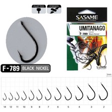 Sasame Umitanago Black F-789 Serisi Olta Iğnesi Standart-9