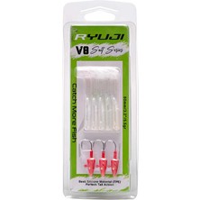 Ryuji V8 8cm 5.5gr Silikon Yem Chartreuse Glow-Standart