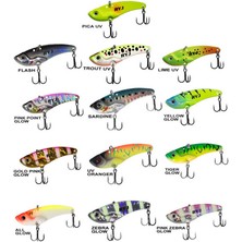Ryuji Mirror Vib 9gr / 4.5cm Jig Yem Lıme Uv-Standart