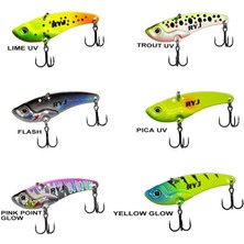 Ryuji Mirror Vib 9gr / 4.5cm Jig Yem Lıme Uv-Standart