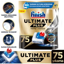 Finish Ultimate Plus 75 Kapsül  Bulaşık Makinesi Deterjanı Tableti (1 x 75 Kapsül)