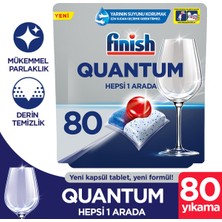 Finish Quantum 80 Kapsül Bulaşık Makinesi Deterjanı Tableti