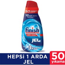 Finish Bulaşık Makinesi Deterjanı Hepsi 1 Arada Jel Konsantre 1000 ml 50 Yıkama