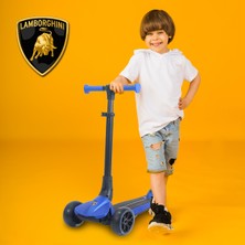 Lamborghini L3 Kolay Katlanabilir Işıklı Orta Gövde ve Işıklı Tekerlekli Çocuk Scooter