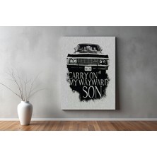 Kiraz Çiçeği Butik Araçlar Kanvas Tablo