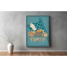 Kiraz Çiçeği Butik Araçlar Kanvas Tablo