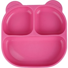 Pandish Silikon Beslenme Seti Mamma, Hamham, Bibsy Bubblegum Pink -Pembe