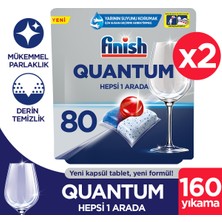 Finish Quantum 160 Tablet Bulaşık Makinesi Deterjanı (80X2)