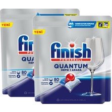 Finish Quantum 160 Tablet Bulaşık Makinesi Deterjanı (80X2)