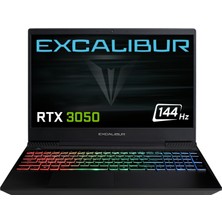 Casper Excalibur G770.1245-BFJ0X-B Intel Core i5 12450H 16GB 1TB SSD RTX3050 Freedos Gaming Laptop 144Hz