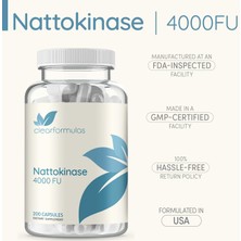 Dietary Supplement Nattokinase 4000 Fu 200 Kapsul High Potency Premium Quality Usa