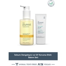 The Purest Solutions Sebum Dengeleyici ve Uv Koruma Etkili Bakım Seti