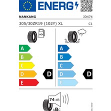 Nankang 305/30 R19 102Y Ar-1 Tw:100 Semi-Slick Oto Yaz Lastiği (Üretim Yılı: 2023)
