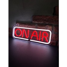 Neonite 'On Aır' Işıklı Neon Led Dekoratif Duvar Yazısı Tabelası (38x13cm)