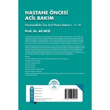 Hastane Öncesi Acil Bakım- Paramedikler İçin Acil Hasta Bakımı I-II-III