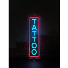 Neonite 'Tattoo' Işıklı Neon Led Dekoratif Duvar Yazısı Tabelası (12x40cm)