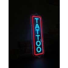 Neonite 'Tattoo' Işıklı Neon Led Dekoratif Duvar Yazısı Tabelası (12x40cm)