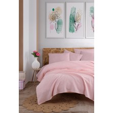 Eponj Home Ecocel Pike Örtü Battal  220 x 230 cm Karde Pudrapembe