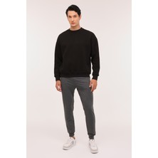 Lumberjack MB Ros 16HS108 4pr Sıyah Erkek Sweatshirt