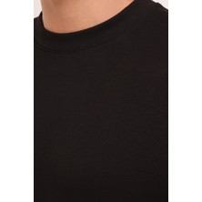 Lumberjack MB Ros 16HS108 4pr Sıyah Erkek Sweatshirt