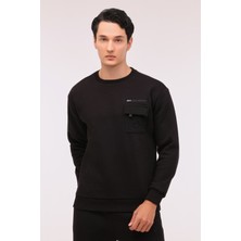 Lotto M-Colonel C Neck Swt 4pr Siyah Erkek Sweatshirt
