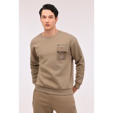 Lotto M-Colonel C Neck Swt 4pr Haki Erkek Sweatshirt