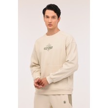 Lumberjack Ml Fılaz 16afw-89 4pr Bej Erkek Sweatshirt