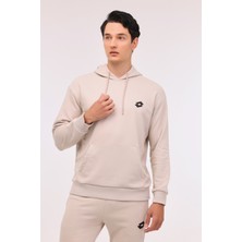 Lotto M-Hannas Hoodıe Swt 4pr Taş Rengi Erkek Sweatshirt