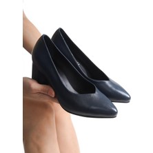 Artı Artı Ayakkabı ARTI-ARTI037-1930  Deri Ortopedik Kadın Laciver Topuklu Aayakkabı