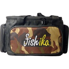 Fishika Tackle Bag Camouflage Black Balıkçı Malzeme Çantası