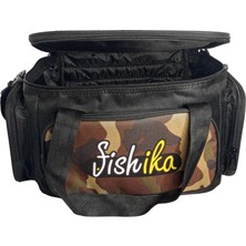 Fishika Tackle Bag Camouflage Black Balıkçı Malzeme Çantası