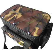 Fishika Tackle Bag Camouflage Black Balıkçı Malzeme Çantası