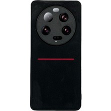Piyasa Sepeti Xiaomi Mi 13 Ultra Kartlıklı Rich Boss Lüx Deri Kılıf Siyah