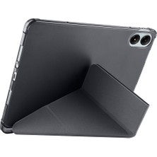 AktarMobile Redmi Pad Pro 12.1" Uyumlu Kapaklı Kılıf Kalem Bölmeli Tri Fold Standlı Uyku Modlu Akıllı Kapak