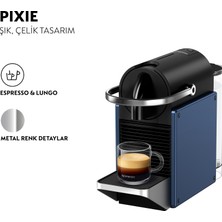 Nespresso D62 Pixie Kahve Makinesi,mavi