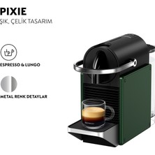 Nespresso C62 Pixie Kahve Makinesi,yeşil